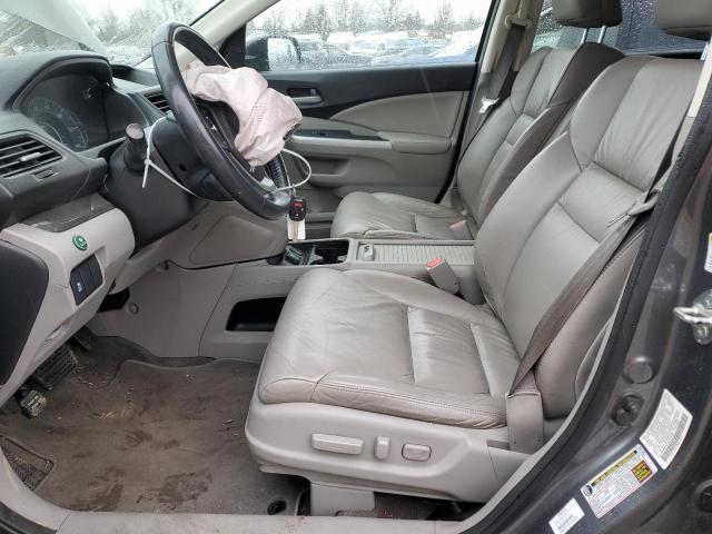 2HKRM3H74DH523349 - 2013 HONDA CR-V EXL GRAY photo 7