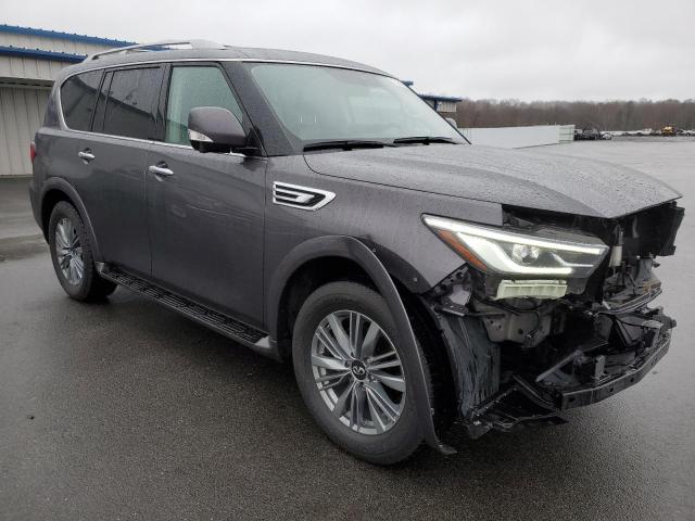 JN8AZ2AF0N9742219 - 2022 INFINITI QX80 LUXE GRAY photo 4