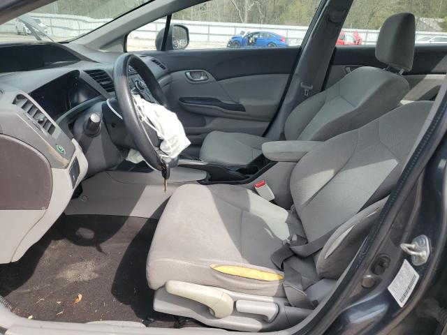 2HGFB2F5XCH598652 - 2012 HONDA CIVIC LX GRAY photo 7