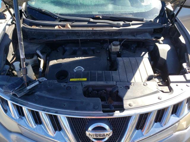 JN8AZ18W39W105834 - 2009 NISSAN MURANO S GRAY photo 12