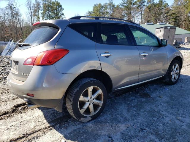 JN8AZ18W39W105834 - 2009 NISSAN MURANO S GRAY photo 3