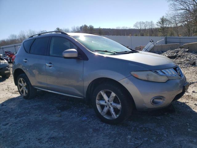 JN8AZ18W39W105834 - 2009 NISSAN MURANO S GRAY photo 4