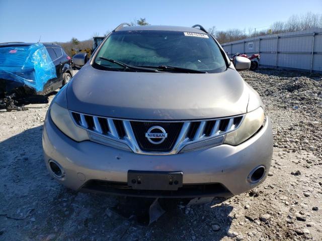 JN8AZ18W39W105834 - 2009 NISSAN MURANO S GRAY photo 5