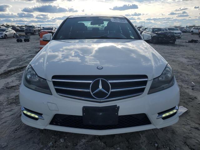 WDDGF8AB4EA960697 - 2014 MERCEDES-BENZ C 300 4MATIC WHITE photo 5