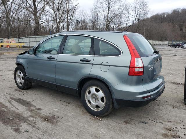 5J6RE4H37AL053433 - 2010 HONDA CR-V LX GREEN photo 2