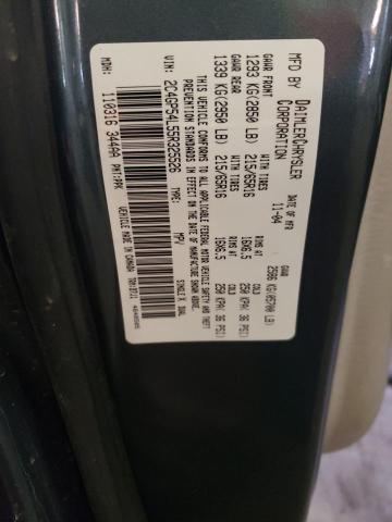 2C4GP54L55R325526 - 2005 CHRYSLER TOWN & COU TOURING ვერცხლისფერი ფოტო 14