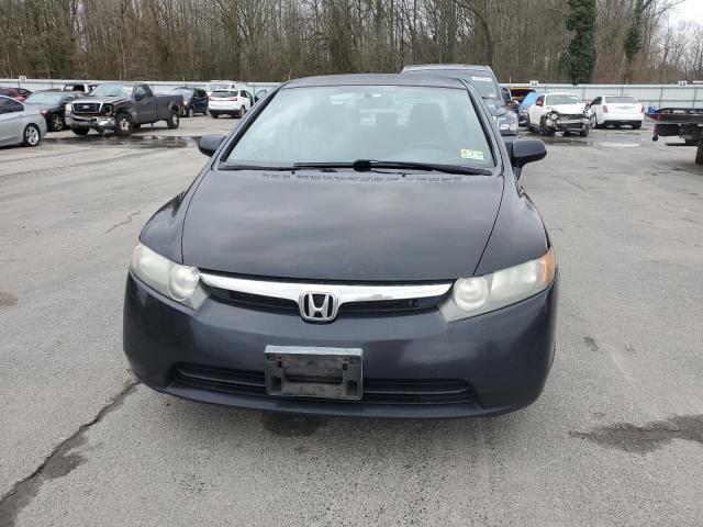 2HGFA15548H305754 - 2008 HONDA CIVIC LX BLACK photo 5