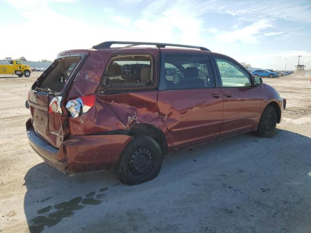 5TDZA23C96S442805 - 2006 TOYOTA SIENNA CE BURGUNDY photo 3