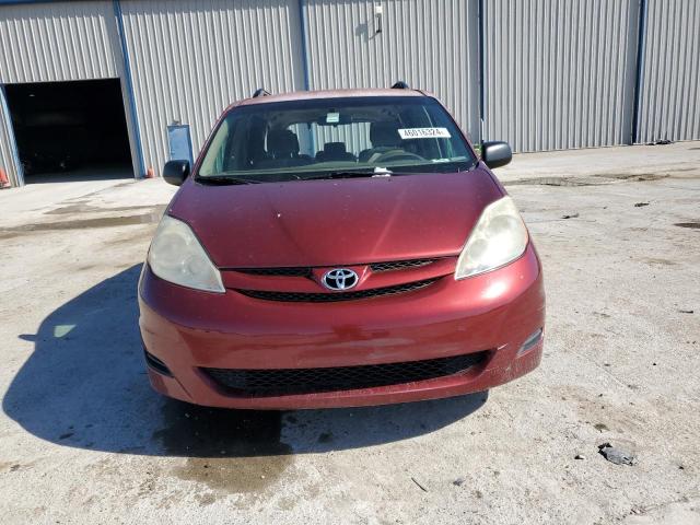 5TDZA23C96S442805 - 2006 TOYOTA SIENNA CE BURGUNDY photo 5