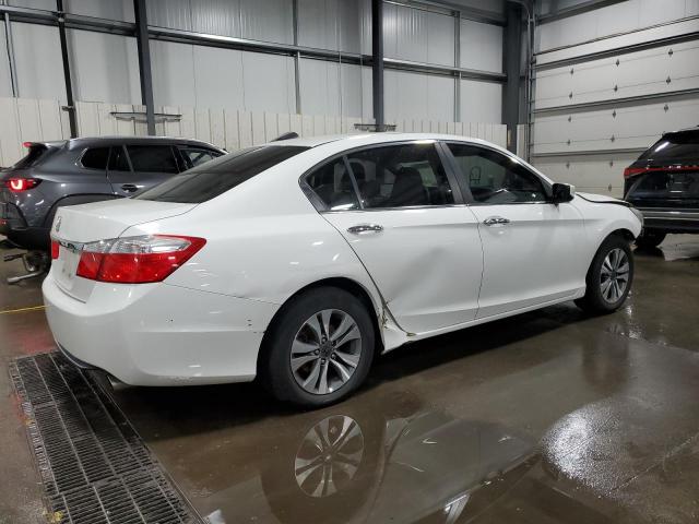 1HGCR2F38DA122283 - 2013 HONDA ACCORD LX WHITE photo 3