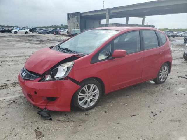 JHMGE8H66BC012919 - 2011 HONDA FIT SPORT RED photo 1