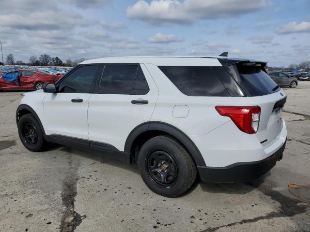 1FM5K8AB5MGB21355 - 2021 FORD EXPLORER POLICE INTERCEPTOR WHITE photo 2