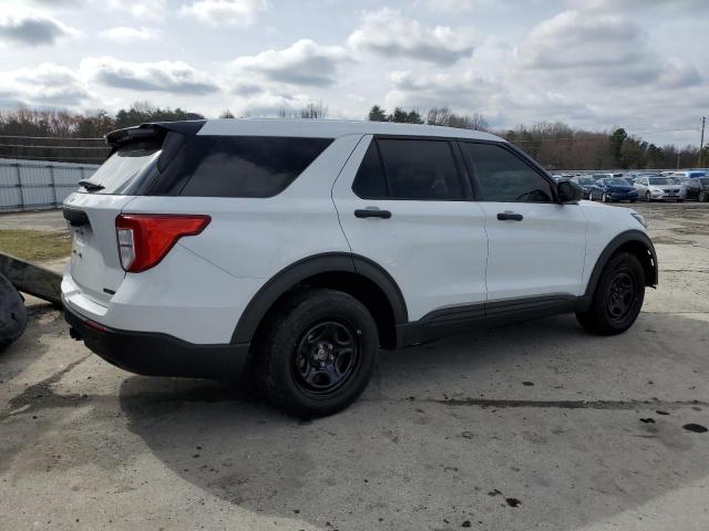 1FM5K8AB5MGB21355 - 2021 FORD EXPLORER POLICE INTERCEPTOR თეთრი ფოტო 3
