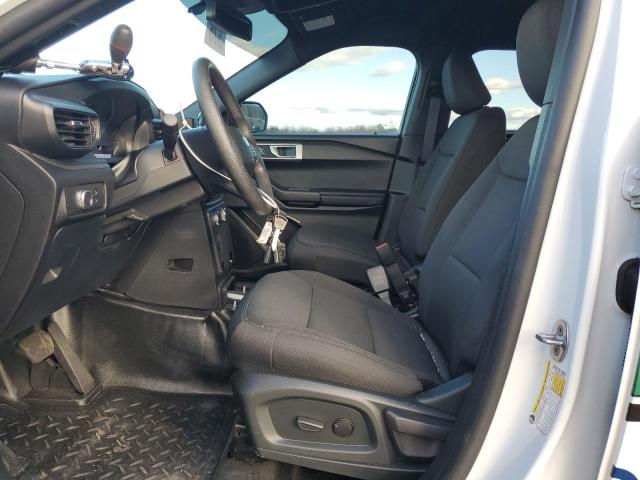 1FM5K8AB5MGB21355 - 2021 FORD EXPLORER POLICE INTERCEPTOR თეთრი ფოტო 7