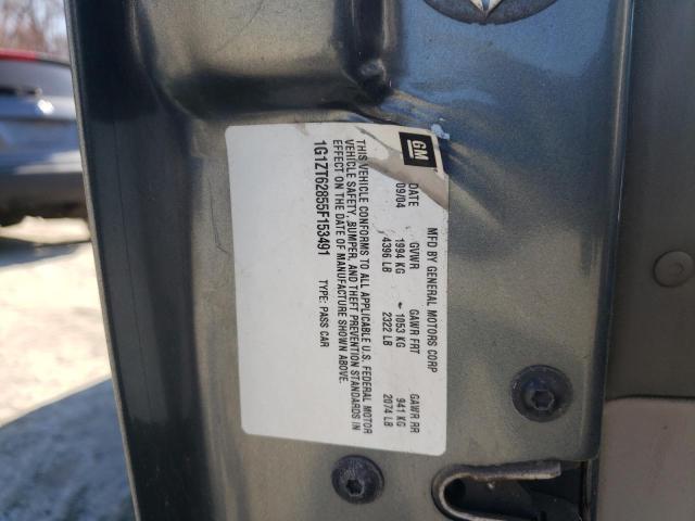 1G1ZT62855F153491 - 2005 CHEVROLET MALIBU MAXX LS GRAY photo 12