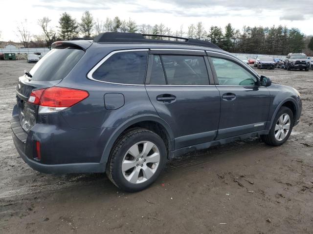 4S4BRBGC6B3416948 - 2011 SUBARU OUTBACK 2.5I PREMIUM CHARCOAL photo 3