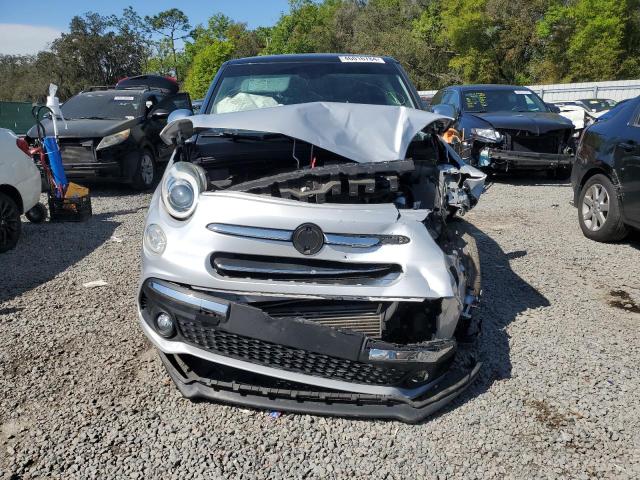 ZFBCFACH0JZ040985 - 2018 FIAT 500L LOUNGE SILVER photo 5