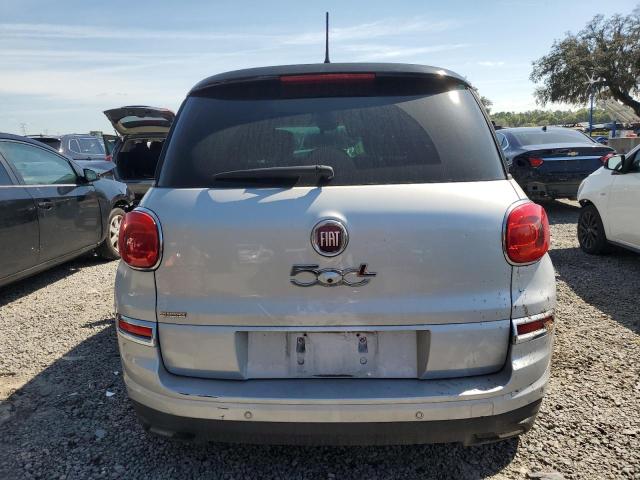 ZFBCFACH0JZ040985 - 2018 FIAT 500L LOUNGE SILVER photo 6