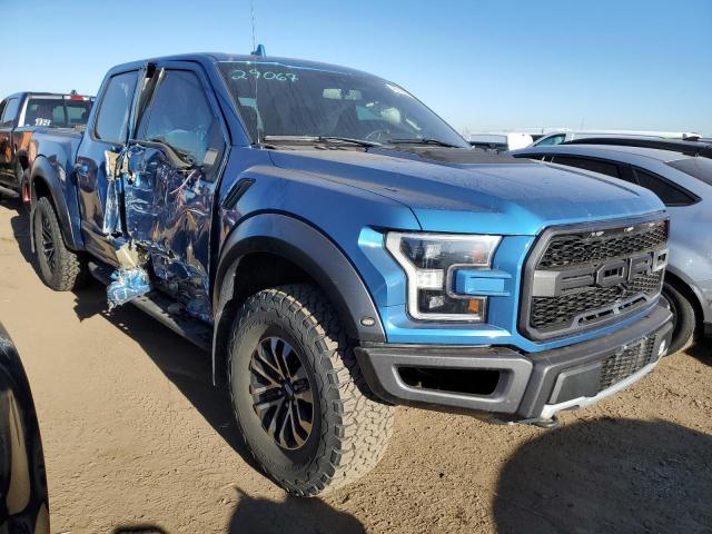 1FTFW1RG0KFA74582 - 2019 FORD F150 RAPTOR BLUE photo 4