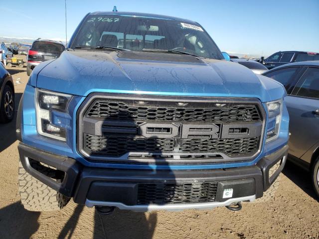 1FTFW1RG0KFA74582 - 2019 FORD F150 RAPTOR BLUE photo 5