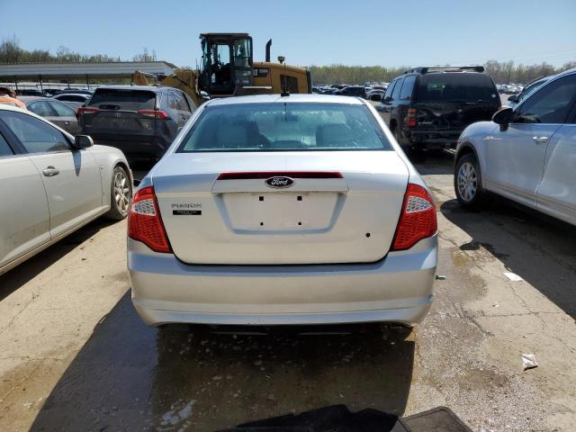 3FAHP0GAXCR347889 - 2012 FORD FUSION S SILVER photo 6