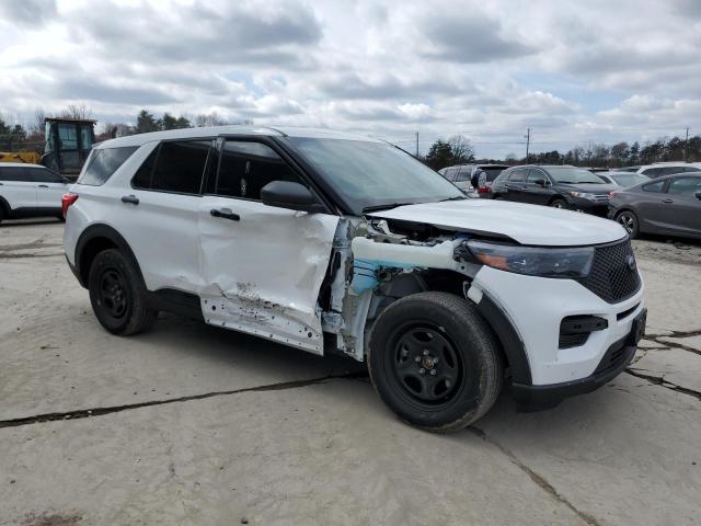 1FM5K8AB4NGC07287 - 2022 FORD EXPLORER POLICE INTERCEPTOR WHITE photo 4