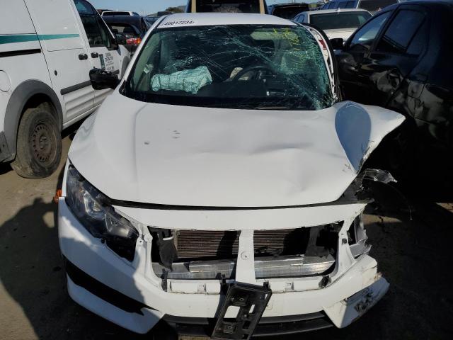 2HGFC2F51JH532940 - 2018 HONDA CIVIC LX WHITE photo 5