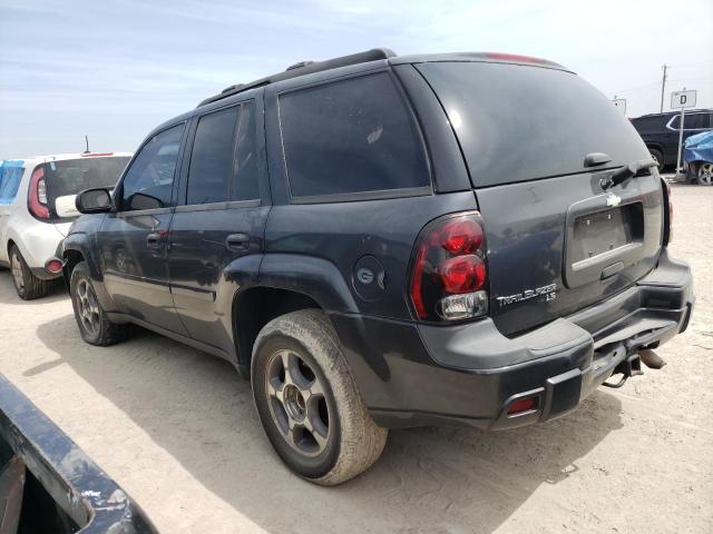 1GNDS13S272195491 - 2007 CHEVROLET TRAILBLAZE LS GRAY photo 2