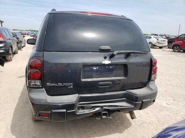 1GNDS13S272195491 - 2007 CHEVROLET TRAILBLAZE LS GRAY photo 6