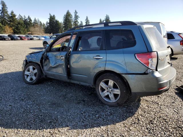 JF2SH64629H743780 - 2009 SUBARU FORESTER 2.5X LIMITED TURQUOISE photo 2