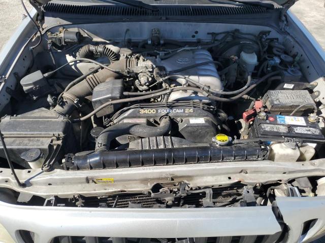 5TESN92N21Z819424 - 2001 TOYOTA TACOMA XTRACAB PRERUNNER ვერცხლისფერი ფოტო 11