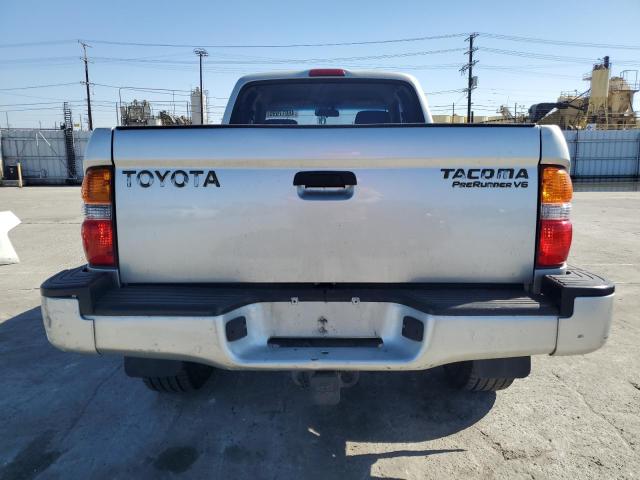 5TESN92N21Z819424 - 2001 TOYOTA TACOMA XTRACAB PRERUNNER ვერცხლისფერი ფოტო 6