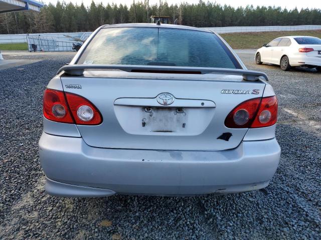 1NXBR32E25Z522312 - 2005 TOYOTA COROLLA CE SILVER photo 6