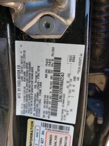 3LN6L5E9XHR602563 - 2017 LINCOLN MKZ RESERVE შავი ფოტო 12