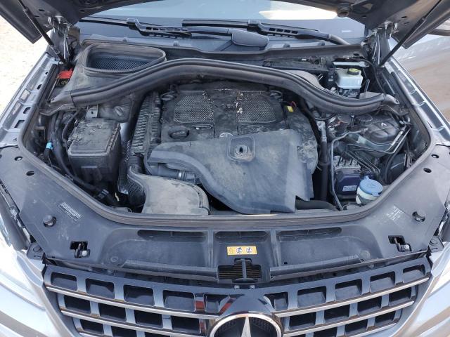 4JGDA5HB2EA284018 - 2014 MERCEDES-BENZ ML 350 4MATIC SILVER photo 11