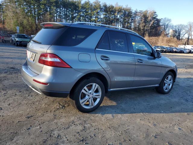 4JGDA5HB2EA284018 - 2014 MERCEDES-BENZ ML 350 4MATIC SILVER photo 3