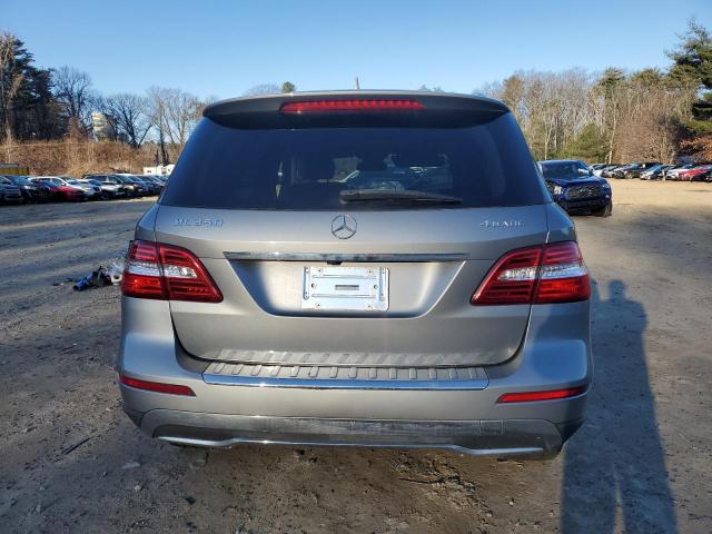 4JGDA5HB2EA284018 - 2014 MERCEDES-BENZ ML 350 4MATIC SILVER photo 6