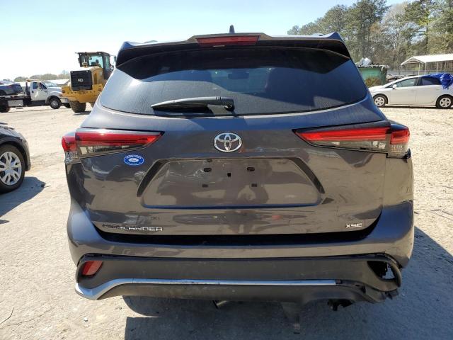 5TDLZRAH1MS057399 - 2021 TOYOTA HIGHLANDER XSE BLACK photo 6