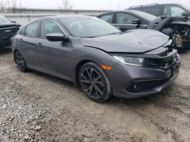 2HGFC2F80KH595619 - 2019 HONDA CIVIC SPORT GRAY photo 4