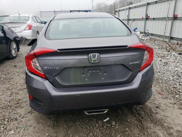 2HGFC2F80KH595619 - 2019 HONDA CIVIC SPORT GRAY photo 6