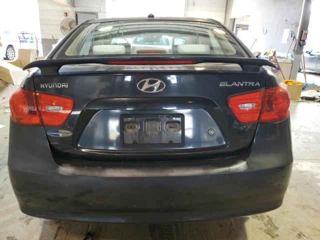 KMHDU46D69U610803 - 2009 HYUNDAI ELANTRA GLS BLACK photo 6