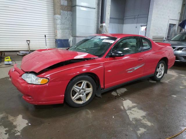 2G1WW12E759110282 - 2005 CHEVROLET MONTE CARL LS RED photo 1