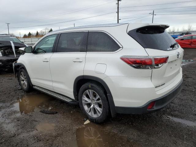 5TDJKRFH3FS074695 - 2015 TOYOTA HIGHLANDER XLE 白色 照片 2