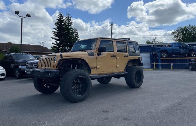 1C4BJWDG4DL691327 - 2013 JEEP WRANGLER U SPORT ყვითელი ფოტო 2