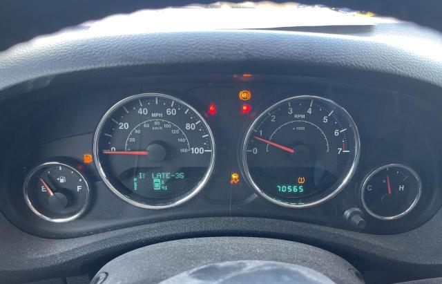 1C4BJWDG4DL691327 - 2013 JEEP WRANGLER U SPORT ყვითელი ფოტო 8