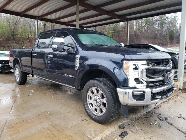 1FT8W3BT4NEF43713 - 2022 FORD F350 SUPER DUTY BLUE photo 4