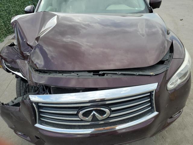 5N1AL0MN7FC517199 - 2015 INFINITI QX60 BURGUNDY photo 12