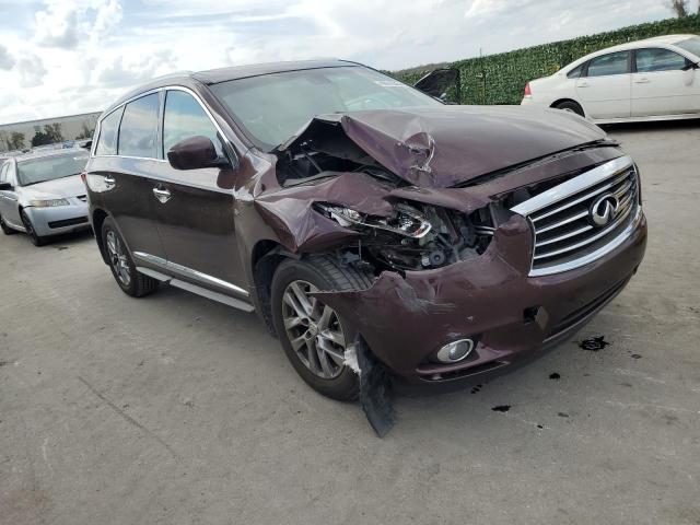 5N1AL0MN7FC517199 - 2015 INFINITI QX60 BURGUNDY photo 4