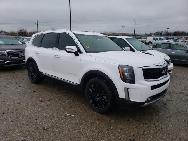 5XYP54HC2NG232395 - 2022 KIA TELLURIDE SX WHITE photo 4