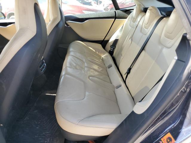 5YJSA1H16EFP43800 - 2014 TESLA MODEL S ლურჯი ფოტო 10